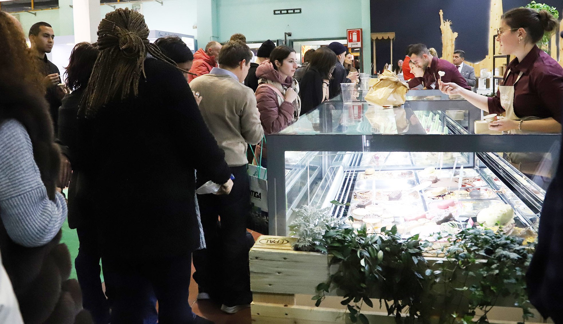 Corsia alla 62a Mostra Internazionale del Gelato 2022